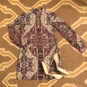 Mocknexk printed dress